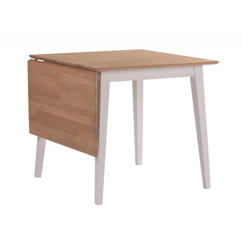 RO Filip Extending Dining Table Square White/Oak